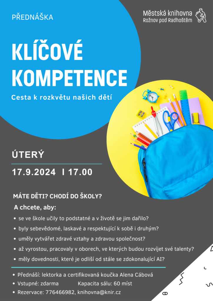 KLÍČOVÉ KOMPETENCE – Cesta k rozkvětu našich dětí