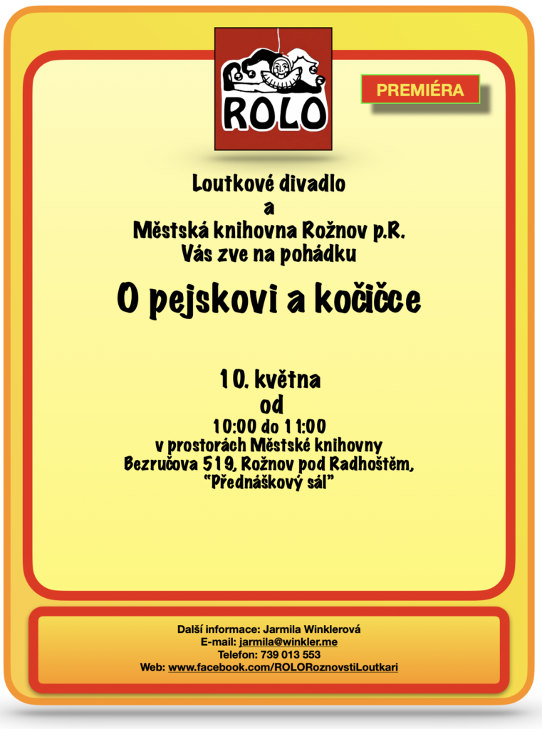 ROLO – 0 pejskovi a kočičce (premiéra)