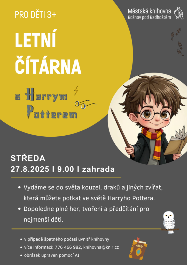 Letní čítárna s Harrym Potterem