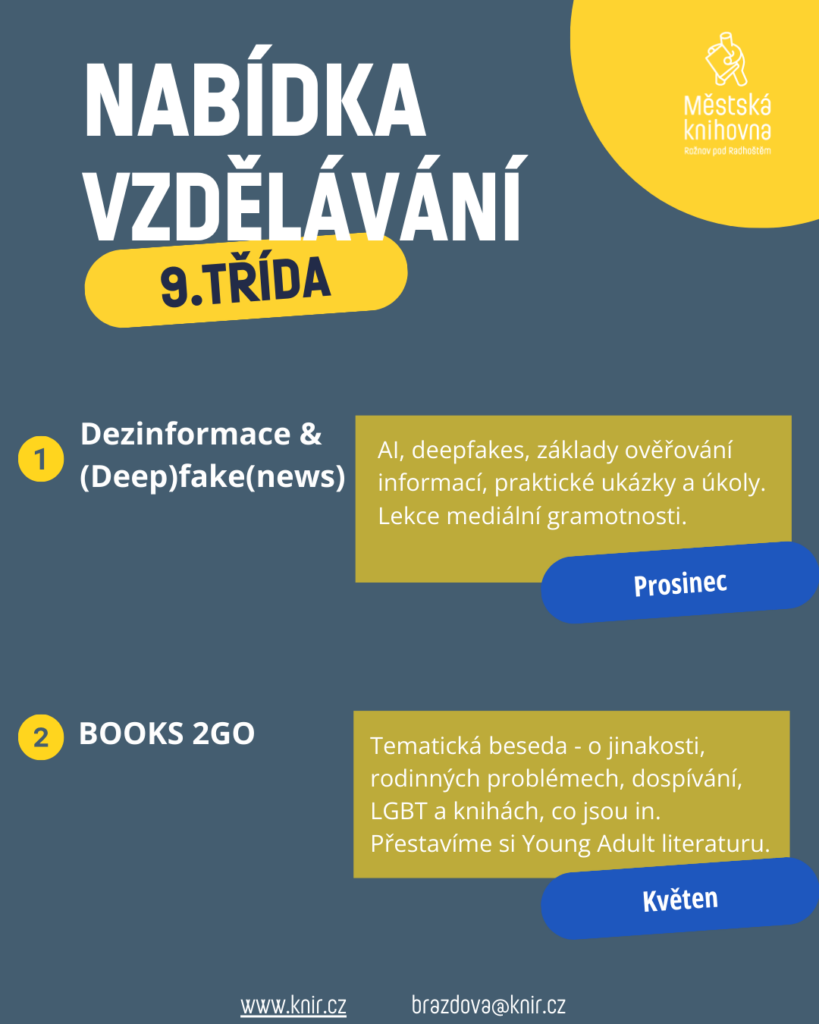 Nabídka besed 9. třída