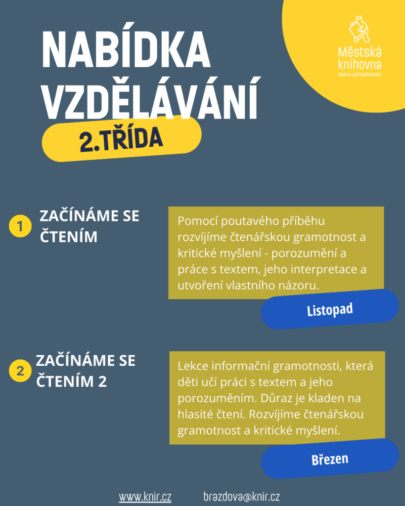 Nabídka besed 2. třída