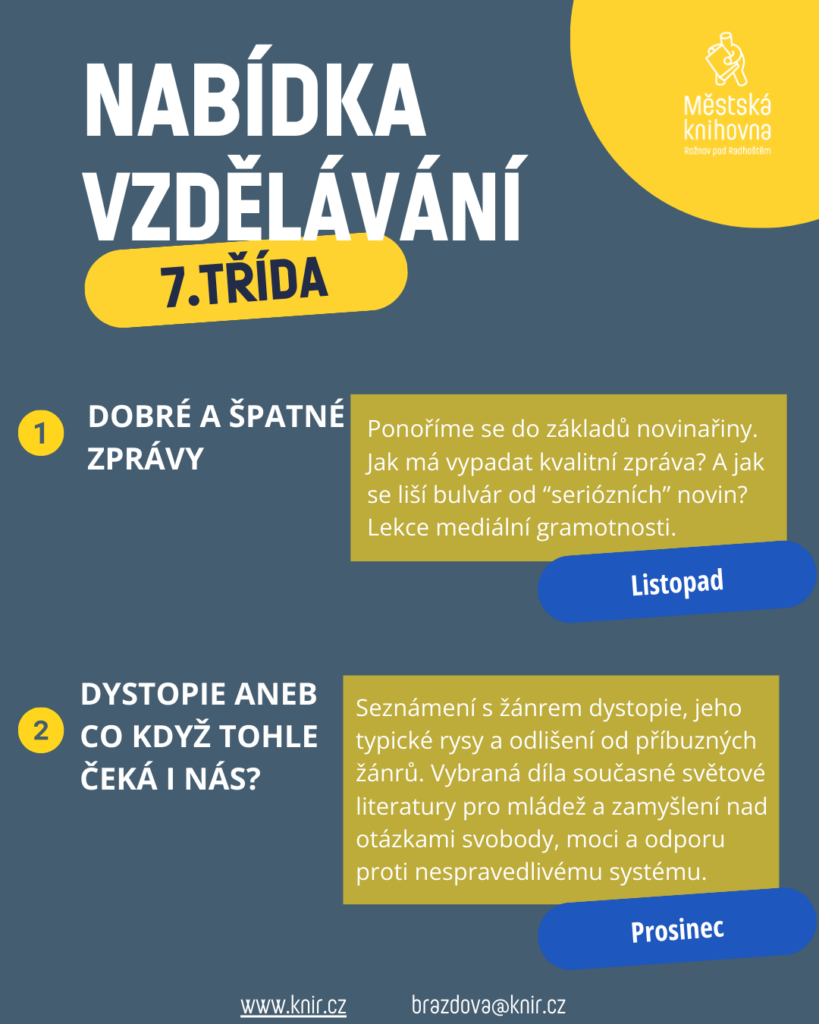 Nabídka besed 7. třída