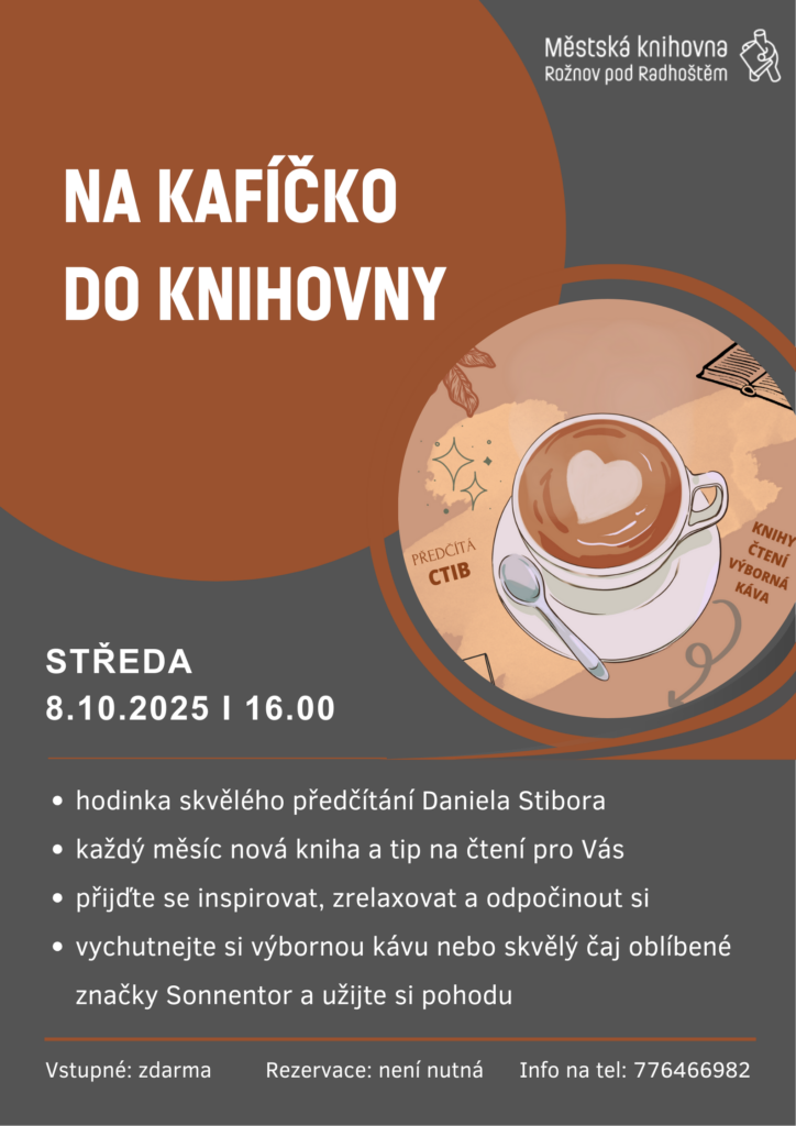NA KAFÍČKO DO KNIHOVNY