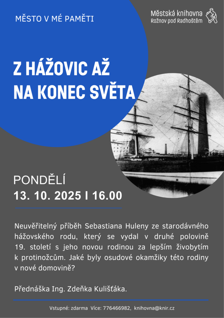 MĚSTO V MÉ PAMĚTI:  Z Hážovic až na konec světa