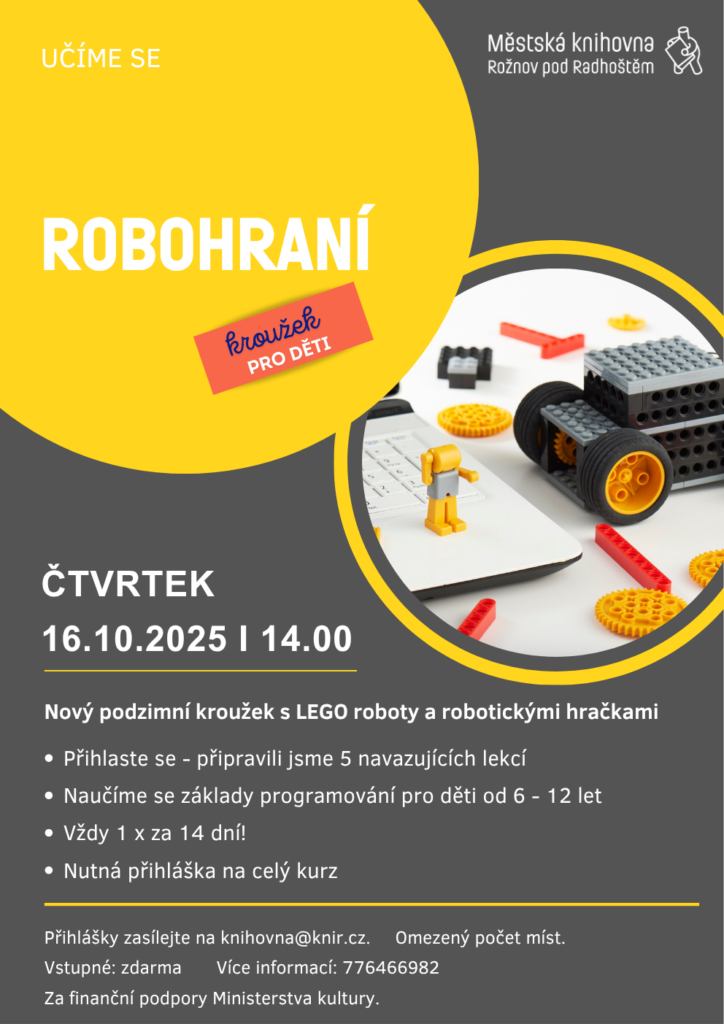 Robohraní – kurz programování s LEGO roboty