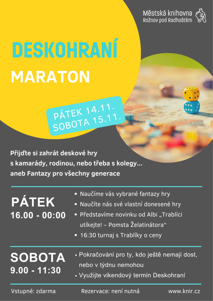 Deskohraní – maraton – díl první