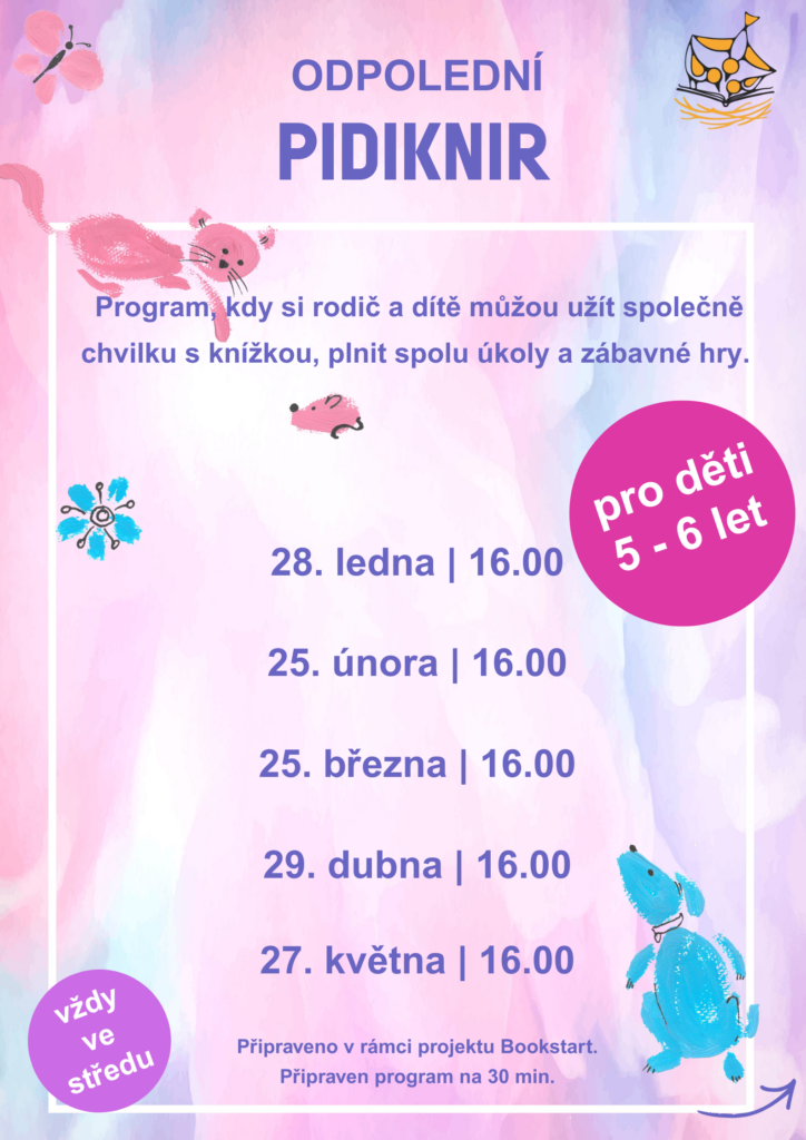 ODPOLEDNÍ PIDIKNIR pro děti a rodiče