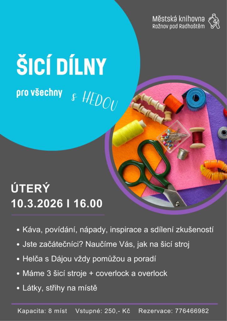 ŠICÍ DÍLNA S HEDOU