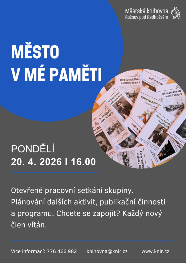 MĚSTO V MÉ PAMĚTI