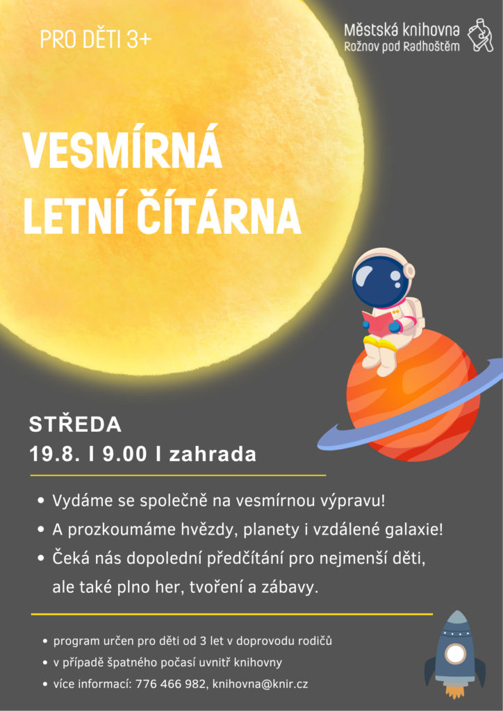 VESMÍRNÁ ČÍTÁRNA pro nejmenší