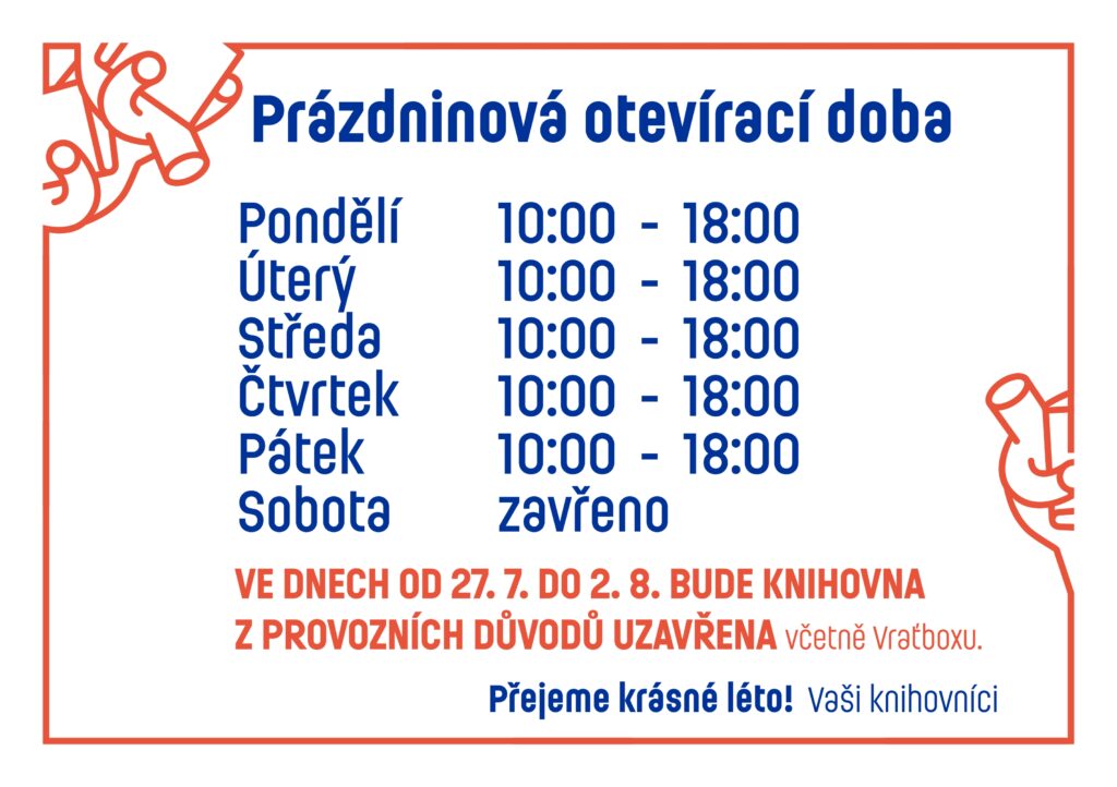 Prázdninová otevírací doba