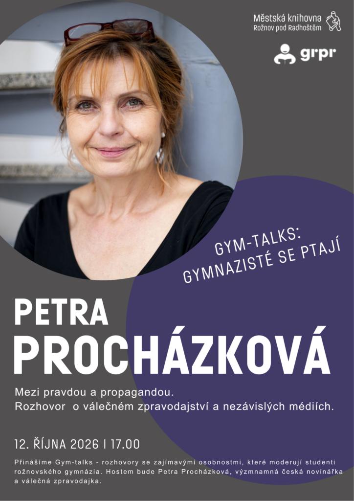 GYM-TALKS: Petra Procházková – Mezi pravdou a propagandou