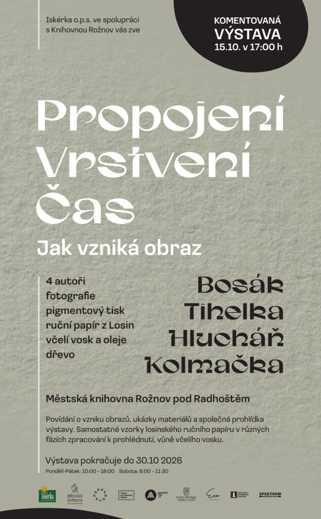 KOMENTOVANÁ PROHLÍDKA VÝSTAVY: Propojení — Vrstvení —  Čas