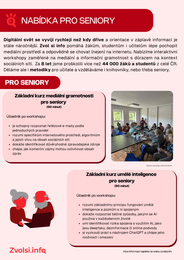 UMĚLÁ INTELIGENCE PRO SENIORY